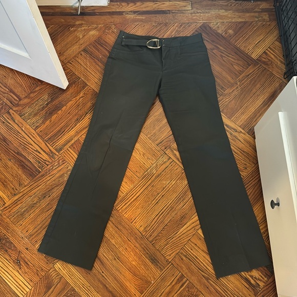 Gucci Olive Green Cotton Slacks - Picture 3 of 10